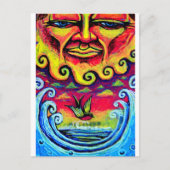 paradijs briefkaart (Voorkant)