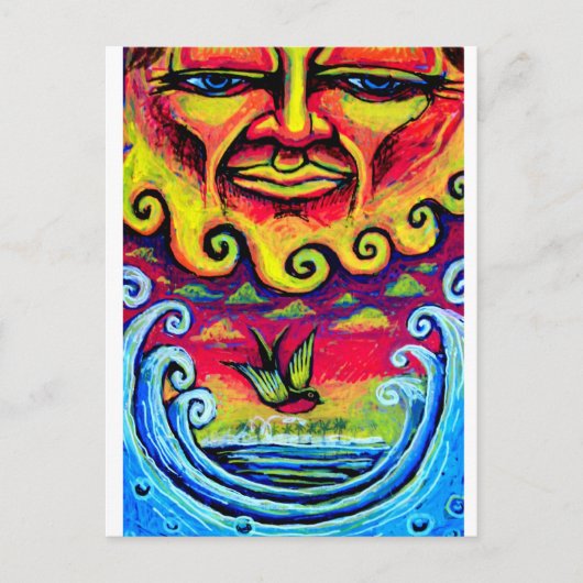 paradijs briefkaart (Voorkant)