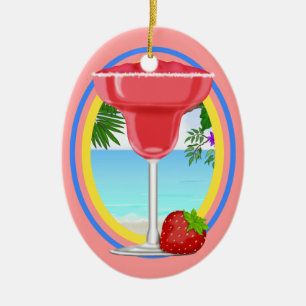 Paradijs Cocktail Keramisch Ornament