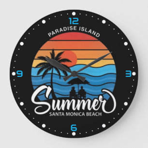 Paradijs Eiland Santa Monica Beach-35307 Grote Klok
