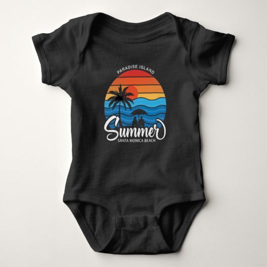 Paradijs Eiland Santa Monica Beach-35307 Romper (Voorkant)