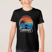 Paradijs Eiland Santa Monica Beach-35307 Tri-Blend Shirt (Voorkant)