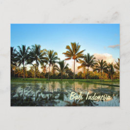 Paradijs Foto Tropische palmbomen Bali Indonesië Briefkaart