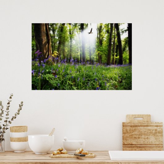 paradijs gevonden poster (Keuken)