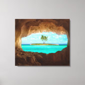 Paradijs in de Caraïben Canvas Afdruk (Voorkant)