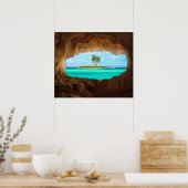 Paradijs in de Caraïben Poster (Keuken)