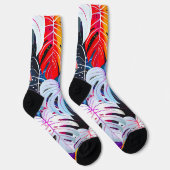 Paradijs Jungle Tropisch Loof Sokken (Rechts)