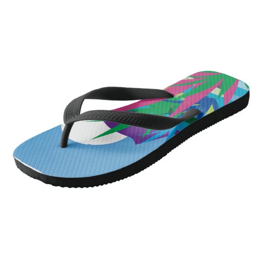 Paradijs onder mijn voeten teenslippers (Schuin)