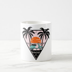 Paradijs op wielen koffiemok