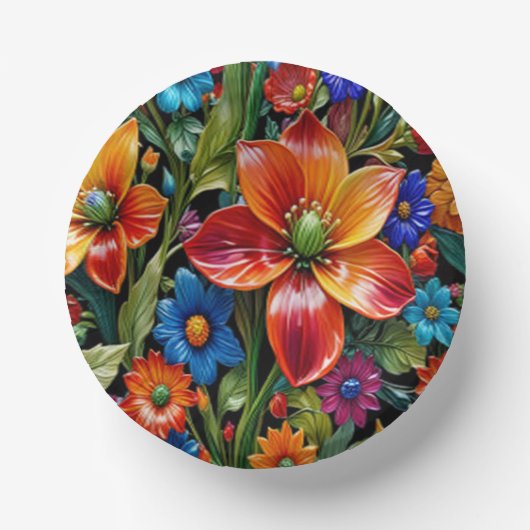 Paradijs - Papieren bord (Voorkant)