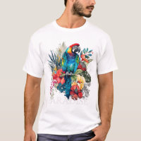 Paradijs Parrot Tropische Vogel Vakantie Strandblo