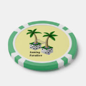 Paradijs - poker chips (Enkel)