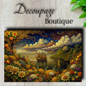 Paradijs Reis Decoupage Tissuepapier