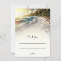 Paradijs Strand Zonsondergang Rustieke Kust Dank J