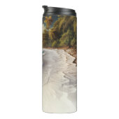 Paradijs Strand Zonsondergang Rustieke Kust Thermosbeker (Geroteerd rechts)