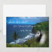 Paradijs Thema Uitnodiging (Voorkant / Achterkant)