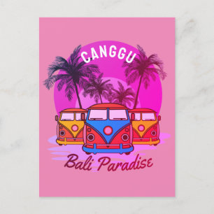 paradijs van canggu   briefkaart
