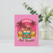 paradijs van canggu briefkaart (Staand voorkant)