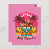 paradijs van canggu briefkaart (Voorkant / Achterkant)