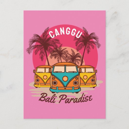 paradijs van canggu briefkaart (Voorkant)