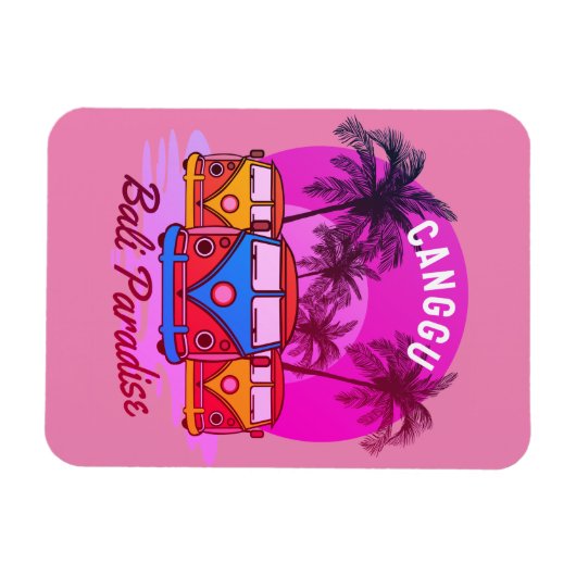 paradijs van canggu magneet (Horizontaal)