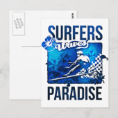 paradijs voor surfers briefkaart (Voorkant / Achterkant)