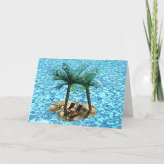 Paradijs voor twee feestdagen kaart