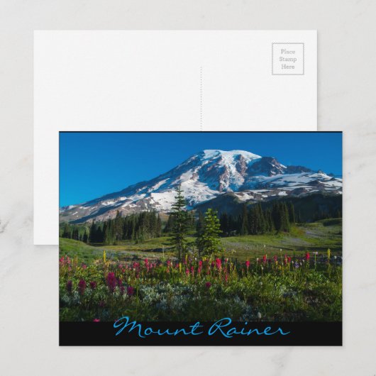 Paradijs weiden wilde bloemen briefkaart (Voorkant / Achterkant)