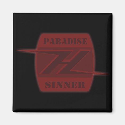 Paradijs Zondaar Magneet (Voorkant)