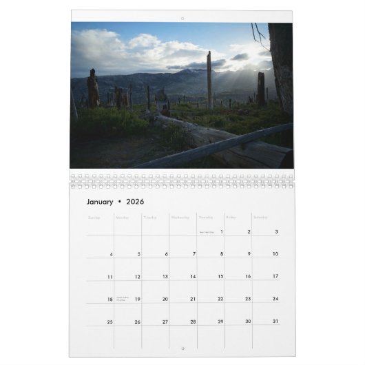 Paradijsagenda van Hiker Kalender (Jan 2026)