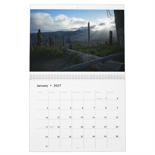 Paradijsagenda van Hiker Kalender (Jan 2027)