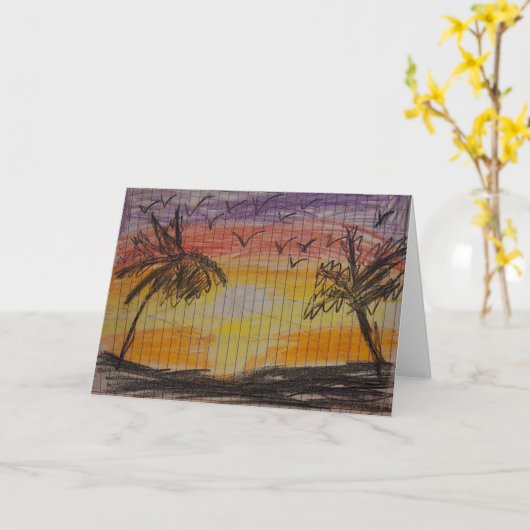 paradijselijke Kaart (Gele Bloem)