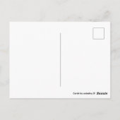 Paradijselijke tuin briefkaart (Achterkant)