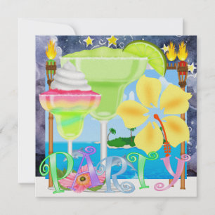 Paradijsfeest / Luau - SRF Kaart