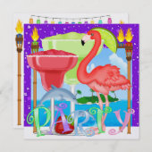 Paradijsfeest / Luau - SRF Kaart (Voorkant / Achterkant)