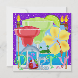 Paradijsfeest / Luau - SRF Kaart