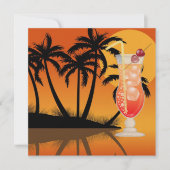 Paradijsfeest / Luau - SRF Kaart (Voorkant)