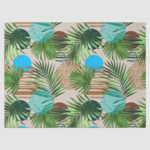 Paradijsplanten Hawaiaans patroon Tissuepapier
