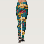 Paradijsprint Leggings (Achterkant)