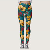 Paradijsprint Leggings (Voorkant)