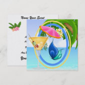 Paradijsstrand Kaart (Voorkant / Achterkant)