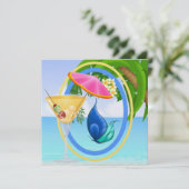 Paradijsstrand Kaart (Staand voorkant)