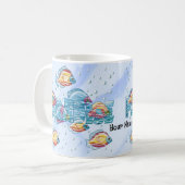 Paradijsvis Koffiemok (Voorkant links)