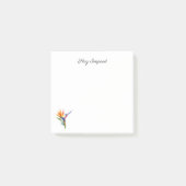 Paradijsvogel Aquarel, op maat gemaakt Post-it® Notes (Voorkant)