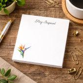 Paradijsvogel Aquarel, op maat gemaakt Post-it® Notes