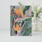 Paradijsvogel Bedankkaart (Staand voorkant)