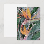 Paradijsvogel Bedankkaart (Voorkant / Achterkant)