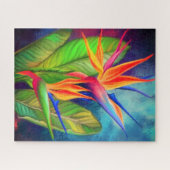 Paradijsvogel Bloem Legpuzzel - Schilderij (Horizontaal)
