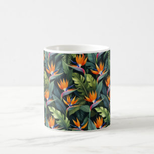 Paradijsvogel Bloemmotief Koffiemok
