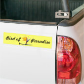 Paradijsvogel Bumpersticker (Op Truck)